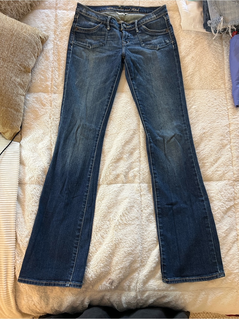 Abercrombie & Fitch Dark Blue Flare Jeans Size 2